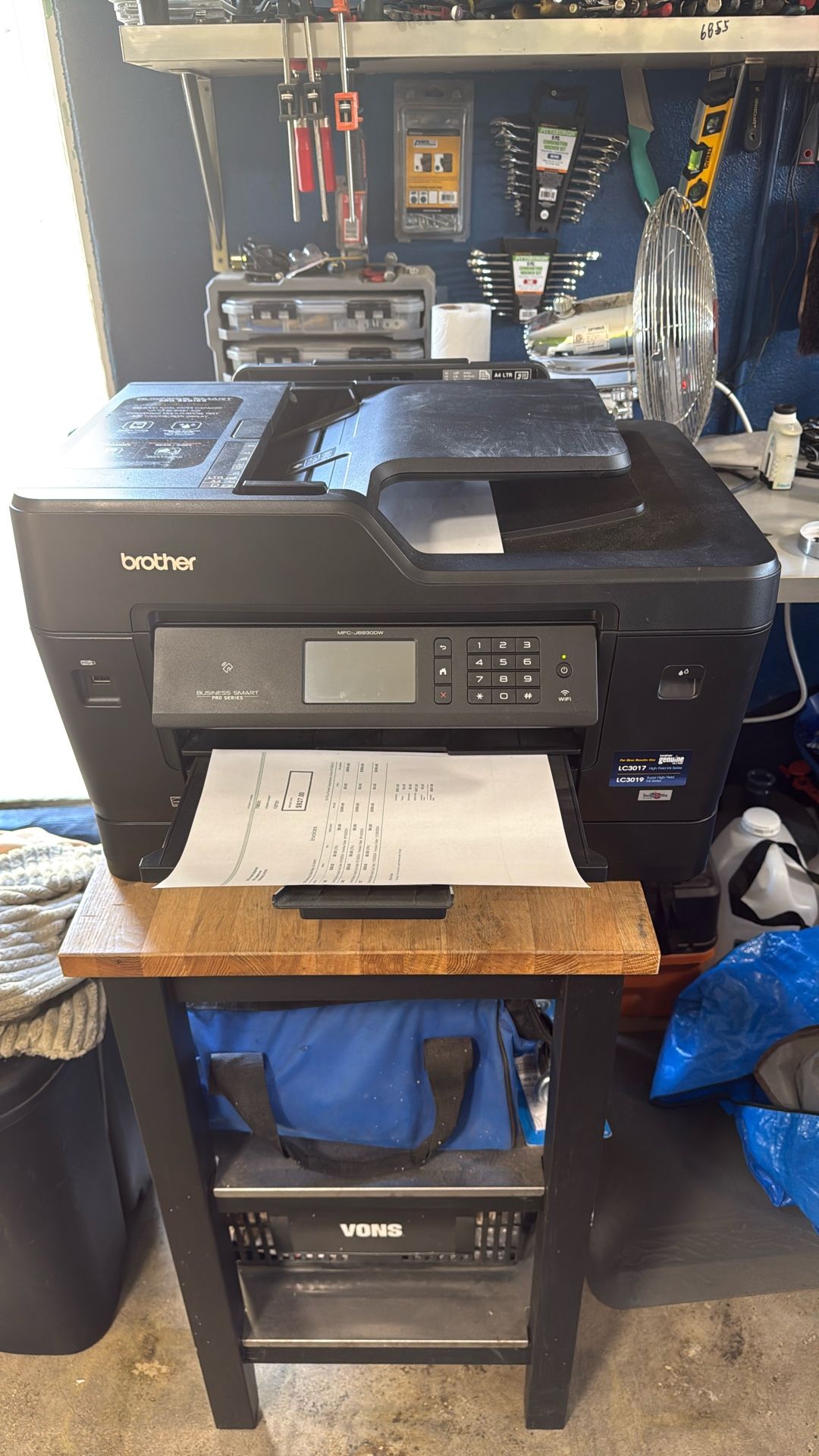 Brother MFC-J6930DW All-in-One Color Inkjet Printer Wireless Duplex Black