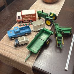Vintage Tonka And John Deere Lot