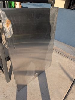 Free stainless steel counter top section