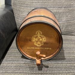 Small South Dakota Mines Barrel.