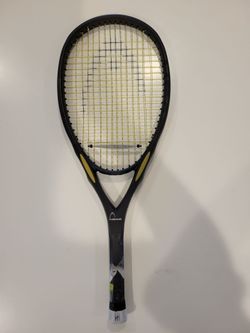 HEAD i.S12 Carbon Fiber Tennis Racket Black and Yellow