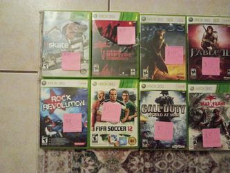 Xbox 360 Games Lot of 8