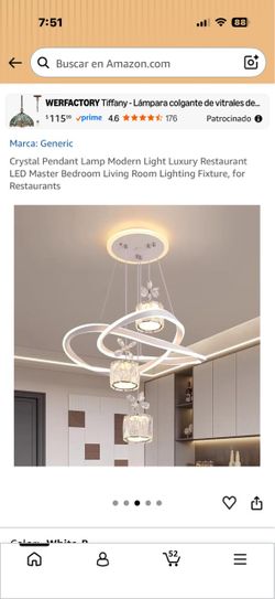 Lámparas modernas LED