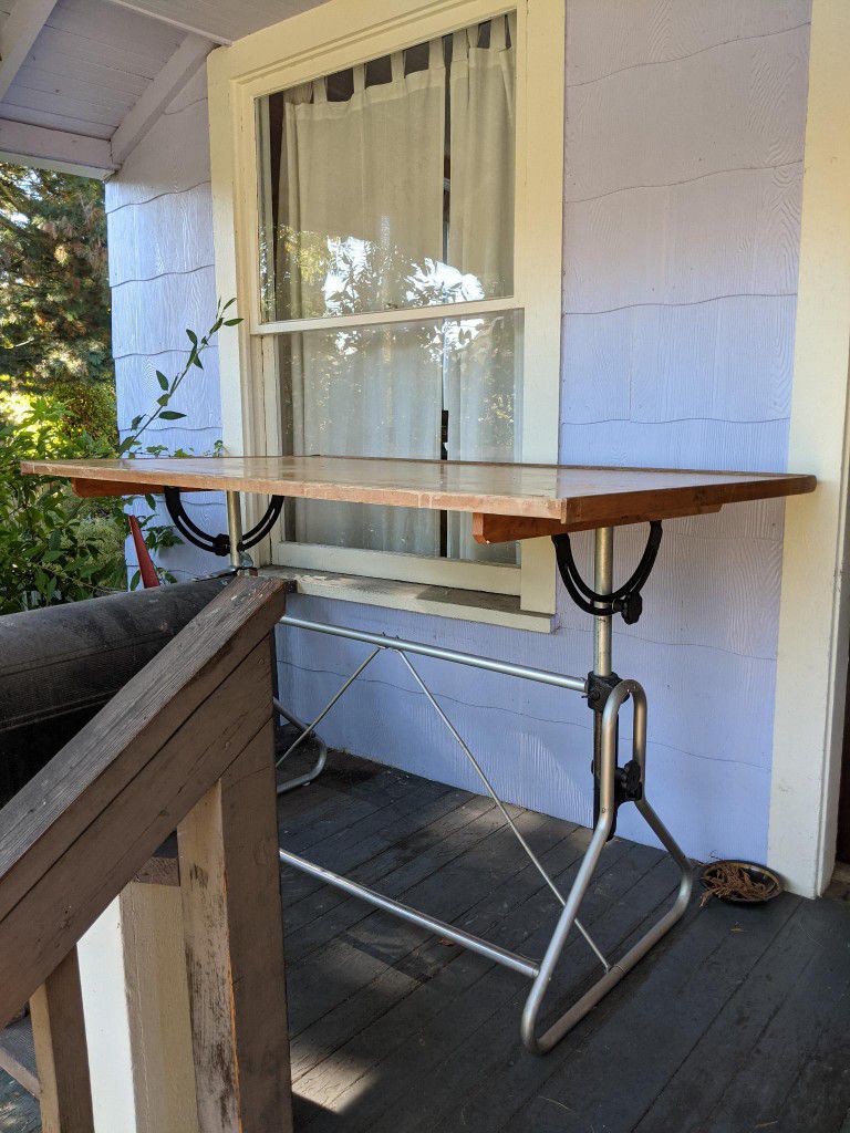 Drafting Desk and Chair Combo