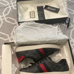 Gucci Supreme Ace Gg Sneakers Size 8.5