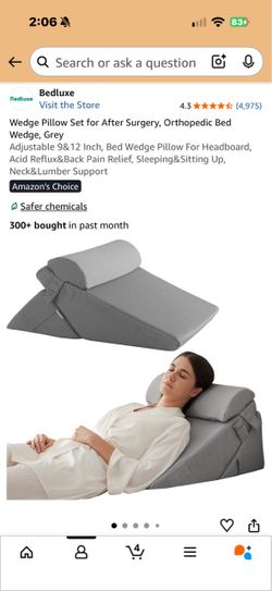 Post Surgery Wedge Pillow Set