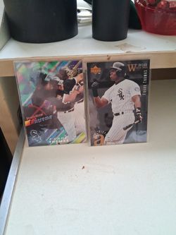 Frank Thomas Chicago White Sox 2 Card Lot