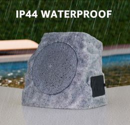 2 pack solar rock outdoor speakers