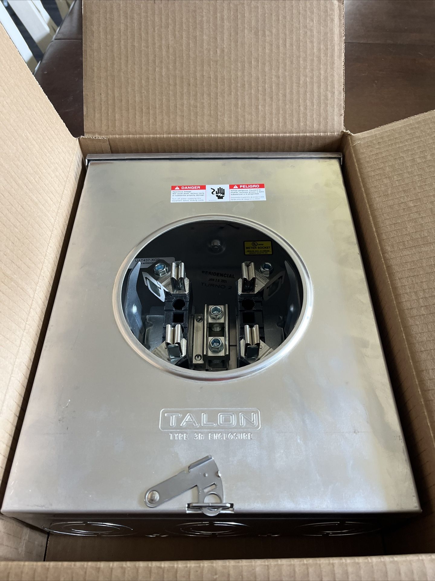 TALON SIEMENS Ringlets Type Meter Socket 200A UAT437-XGF, 600VAC