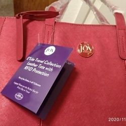 JOY MANGANO™ Leather Tote