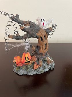 Halloween Haunted Tree Resin Figurine