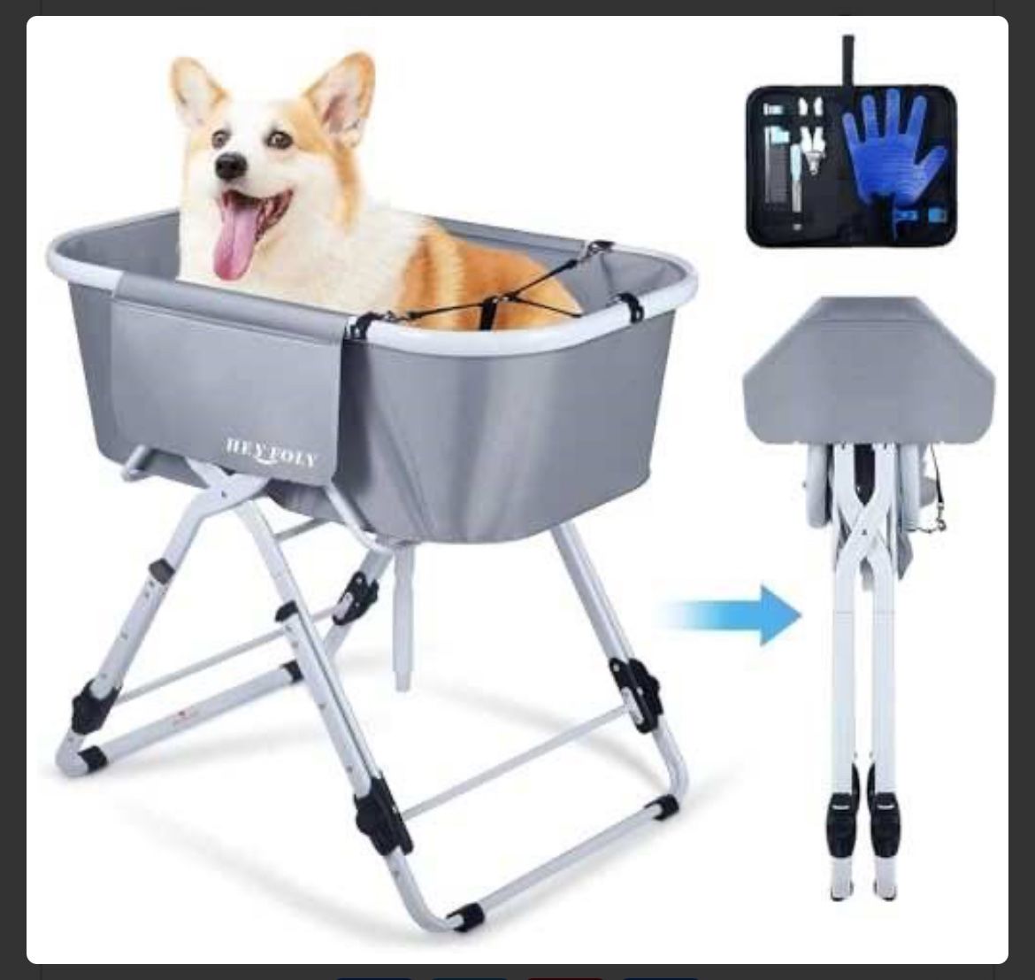 Portable Dog Bathing Station