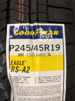 Goodyear Eagle RS 245/45R19