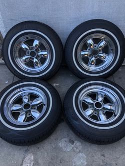 14” american racing wheels 5x4.75 Chevy El Camino Monte Carlo s10 blazer Buick cutlass GBody wagon Pontiac rallys