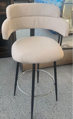 White chair stool