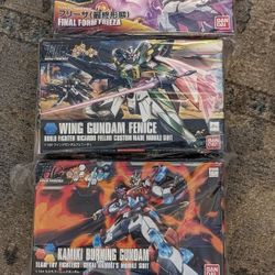 3 Gundham Bandai Model Kits
