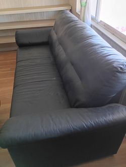 Leather sofa