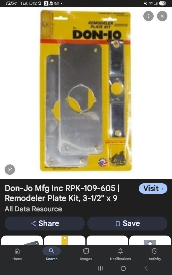 Mortise Lock Conversion Kit