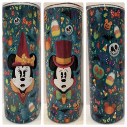 20 oz Stainless Steel Tumbler Minnie/Mickey