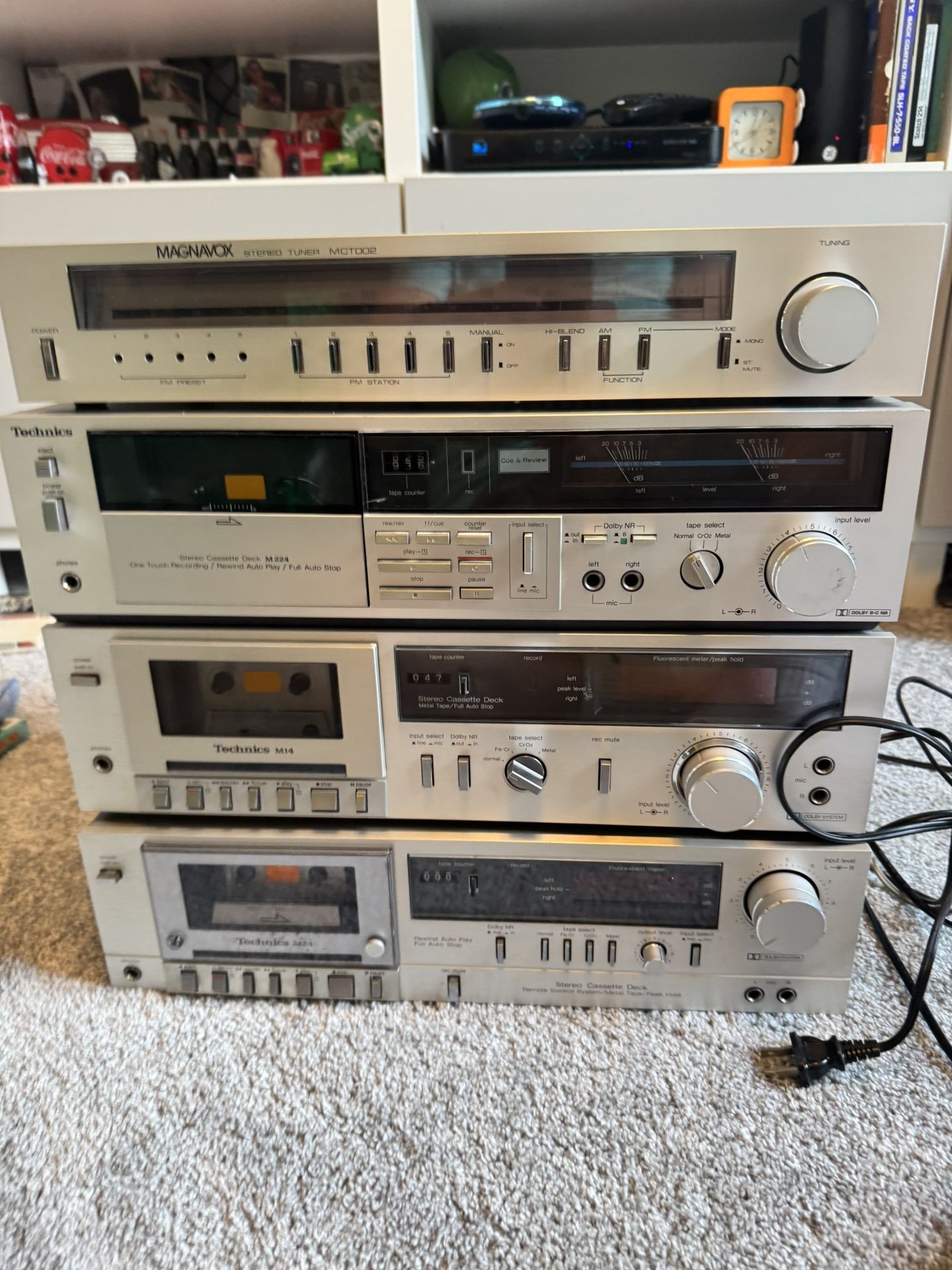 1980s Stereo Equipment Magnavox And Technics