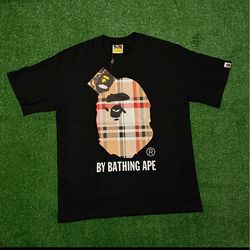 Bape Burberry Black Shirt