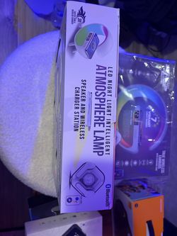 BT-3401 Wireless Charging Bluetooth Speaker LED colorful Digital Clock Radio,
