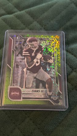 Anthony Evans III Bowman Chrome Football Card