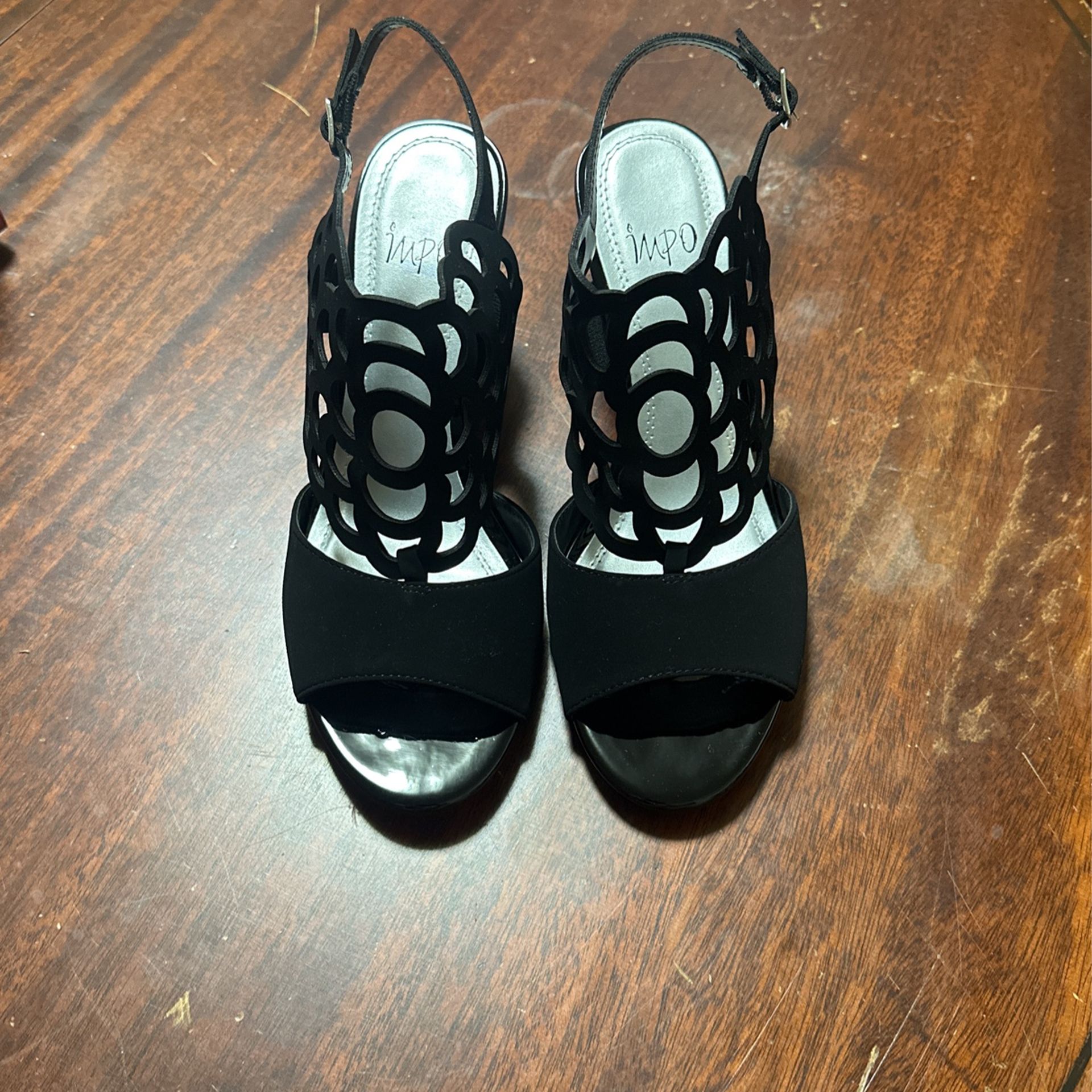 IMPO Black Chucky Heel