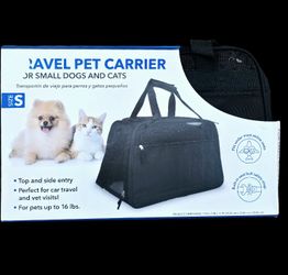 NEW! Travel Pet Carrier For Small Pets Up To 16 Lbs