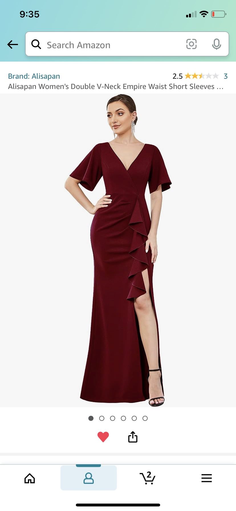 Dark Red/Burgundy Mother Of Bride, Wedding Quince Or Holiday Dress