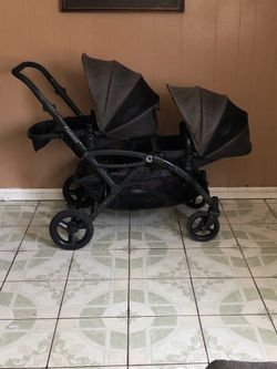 CONTOURS OPTIONS ELITE DOUBLE STROLLER!!!!