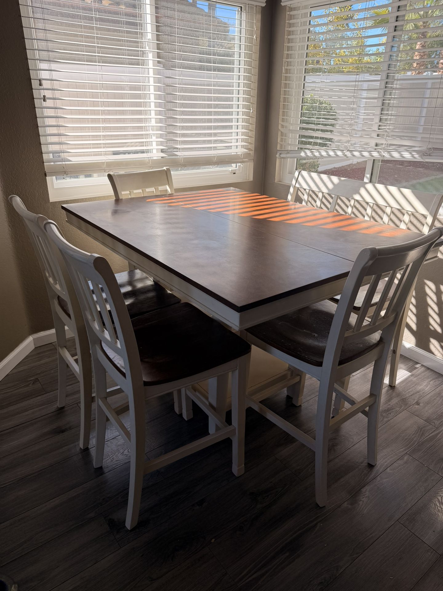 Dining table seats 10