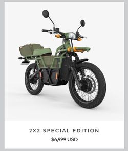 Electric Bike 50% Off - UBCO 2x2 Special Edition