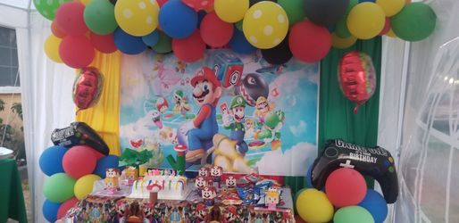 Super Mario bro ballon garland