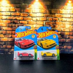 2025 Hot Wheels 198/250 Ferrari F40 Competizione HW: Exotics (RED & YELLOW)