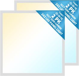 2 pack 2x2 LED Flat Panel Light