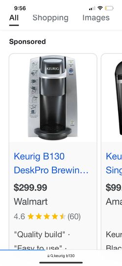Keurig B130 DeskPro