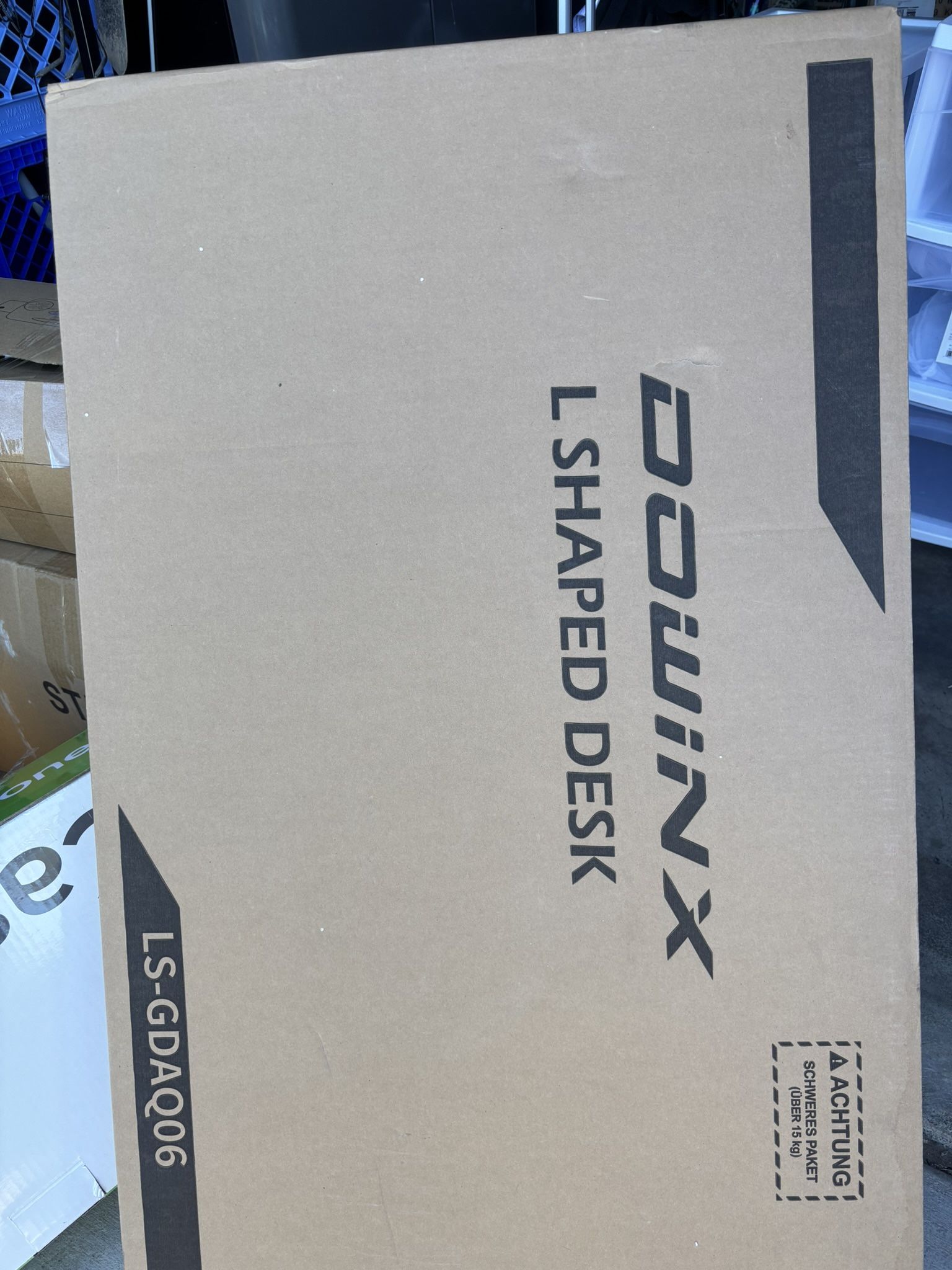 Dowin L-Shaped Desk – Brand New, Modern Home Office/Gaming Desk