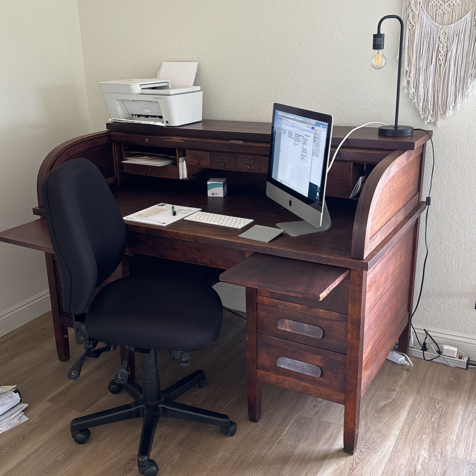 GORGEOUS ANTIQUE ROLLTOP DESK