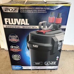Fluval 207 Performance Canister Filter  20-45 Gal Aquariums