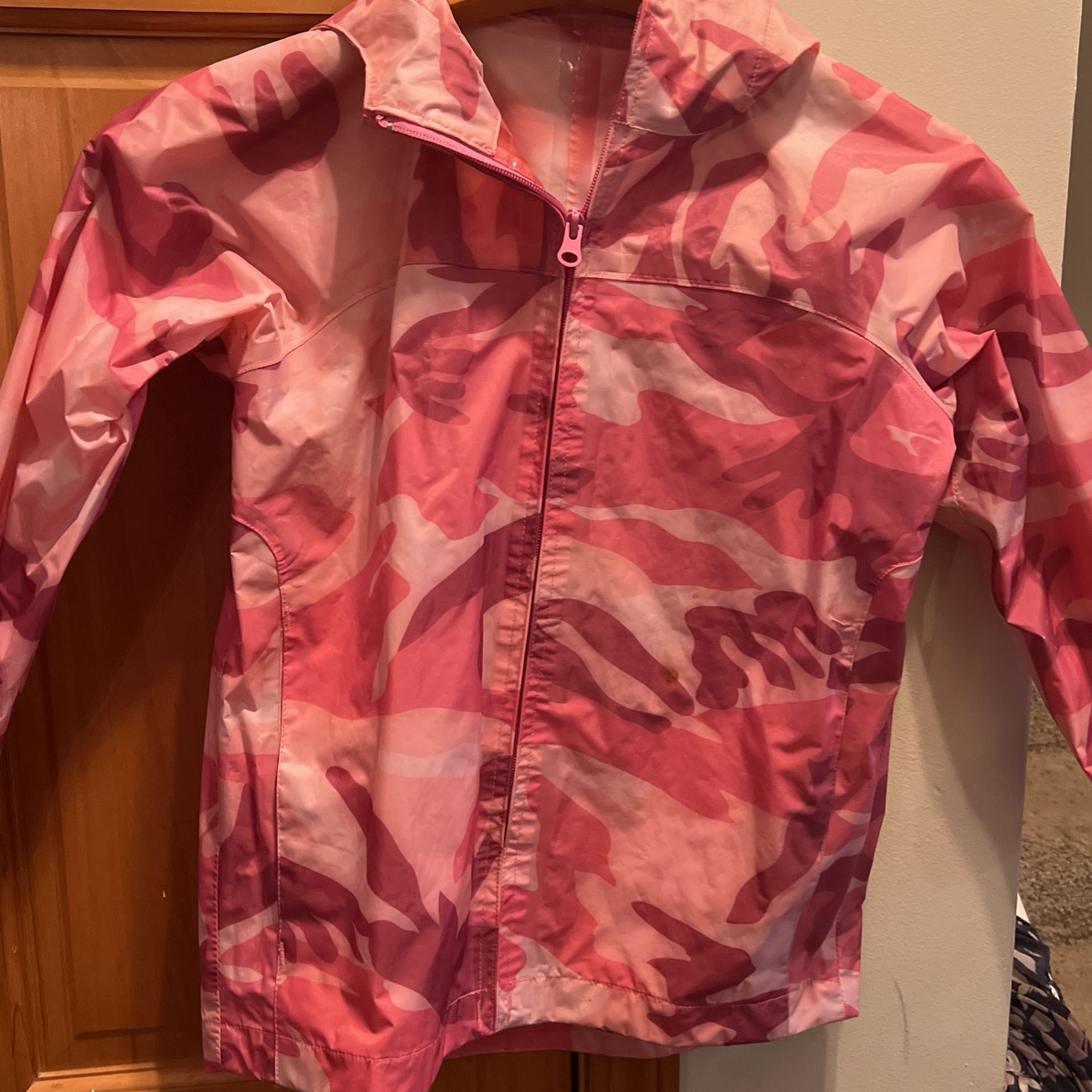 Small Girls Hooded Rain Jacket