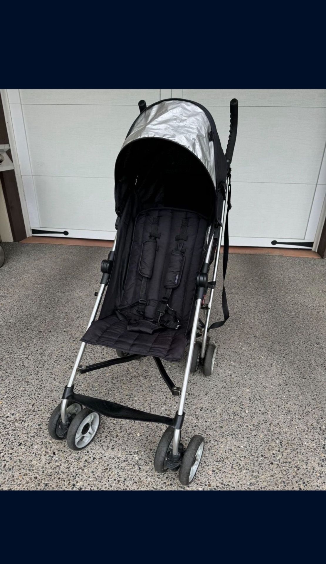 Summer Infant Ingenuity 3Dlite Convenience Stroller,Jet Black–Lightweight Stroller with Aluminum Frame,Large Seat Area, 4 Position Recline, Extra Larg