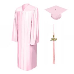 Pink Graduation Gown 