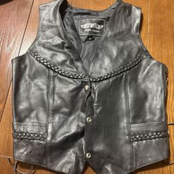 WOMENS LEATHER VEST