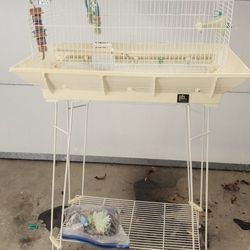 Bird Cage With Toys/accessories 