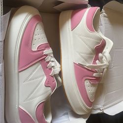 Pink shoes