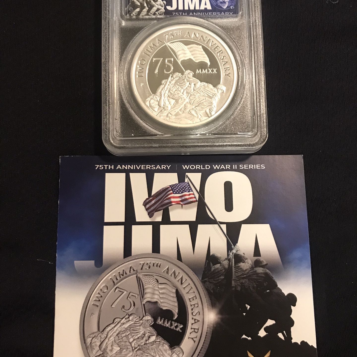 2020 Tuvalu Iwo Jima 1oz 9999 Silver