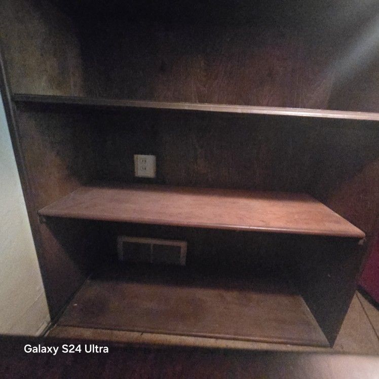 Solid WOOD BOOKSHELF 5 SHELVES