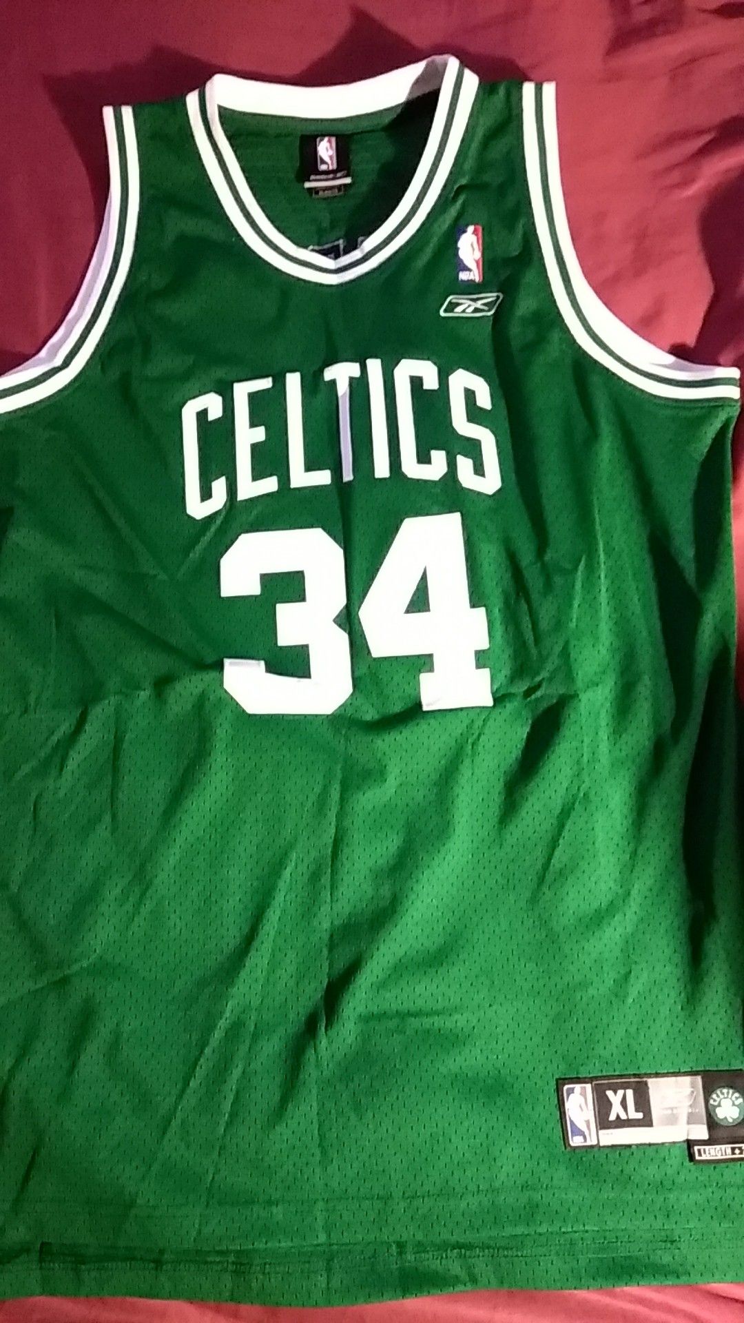 Authentic Reebok Paul Pierce Boston Celtics Jersey