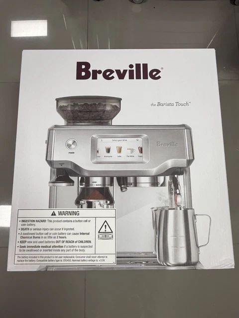 Breville the Barista Touch Espresso Machine Stainless Steel New!!!